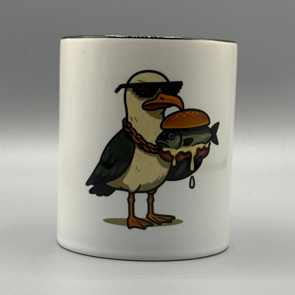 Tasse Thug Life Möwe